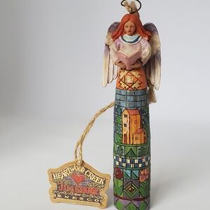 Jim Shore Heartwood Creek 2004 "Singing Makes The Heart Glad" Christmas Ornament